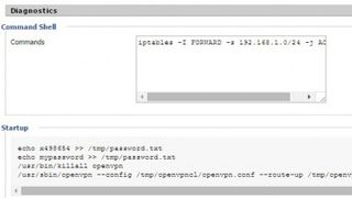 Forwarding VPN router