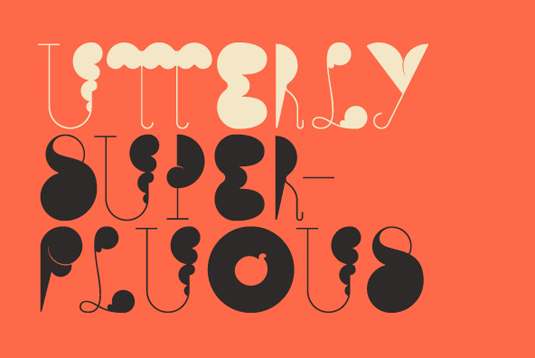 Cumulus & Foam font