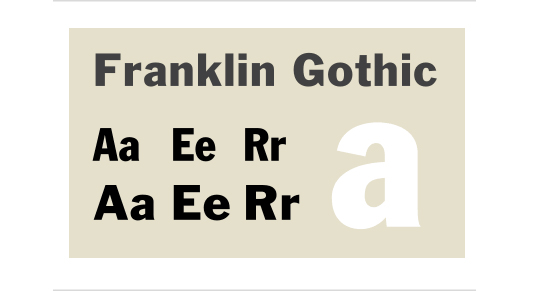 Franklin Gothic font