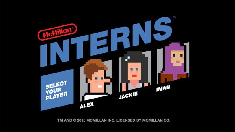 8-bit video game offers design interns a chance to play | Creative Bloq