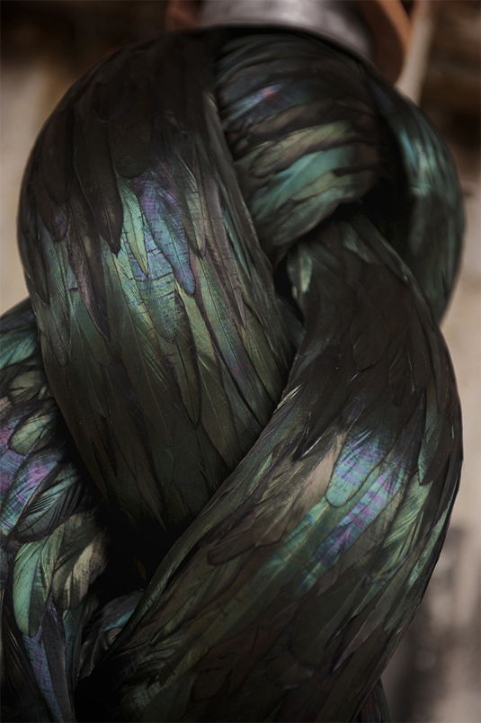 Giant feather sculptures excude a fragile beauty | Creative Bloq