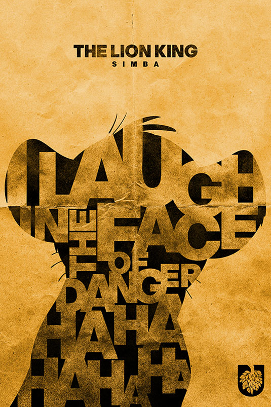 Lion King Typogrrraphy Poster Designs Creative Bloq