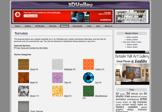 Free 3D textures