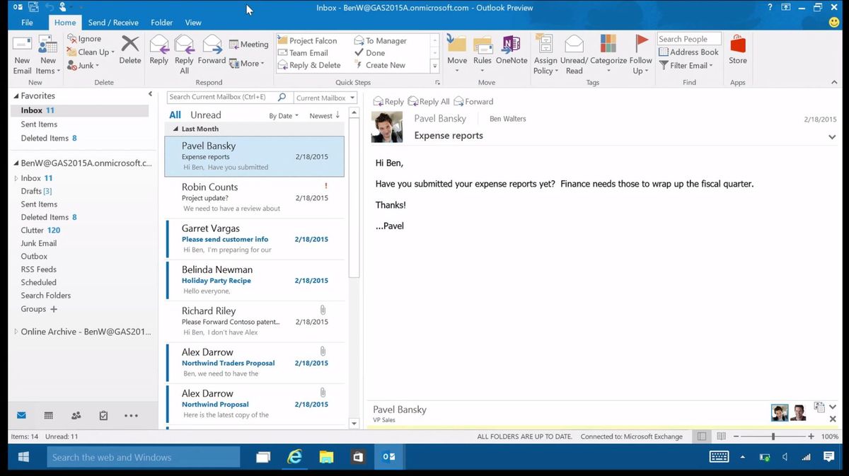 how to sign out of outlook app windows 10