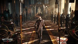 The Witcher 3 Wild Hunt Approaching an audience with the Emperor of Nilfgaard