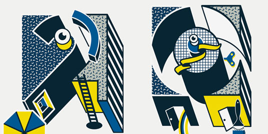 Geometric patterns: poster