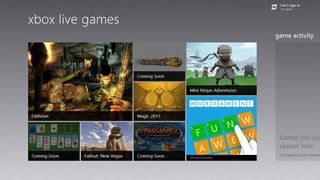 Windows 8 Screenshots Xbox LIVE