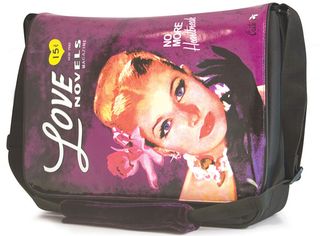 MaddiePowers Purple Cutebug Messenger Bag