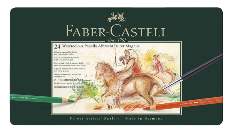 Watercolour pencils: set of 24 Faber-Castell Albrecht Durer Magnus pencils