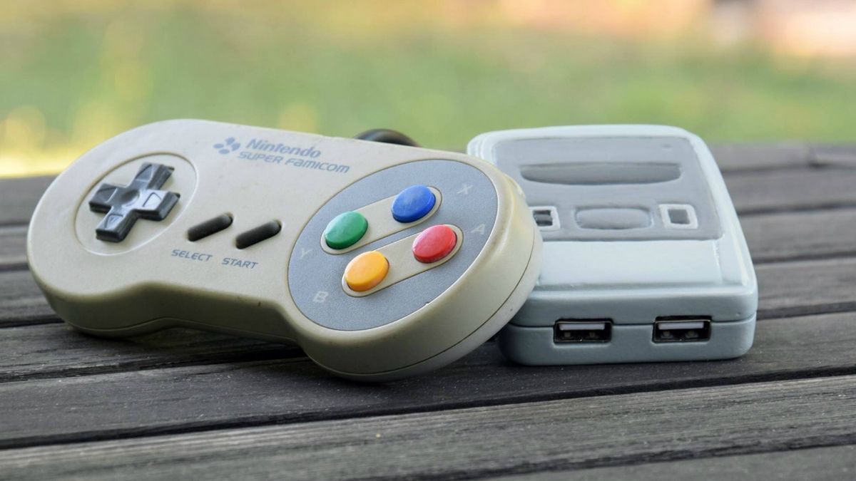 Okay, this tiny SNES actually plays games