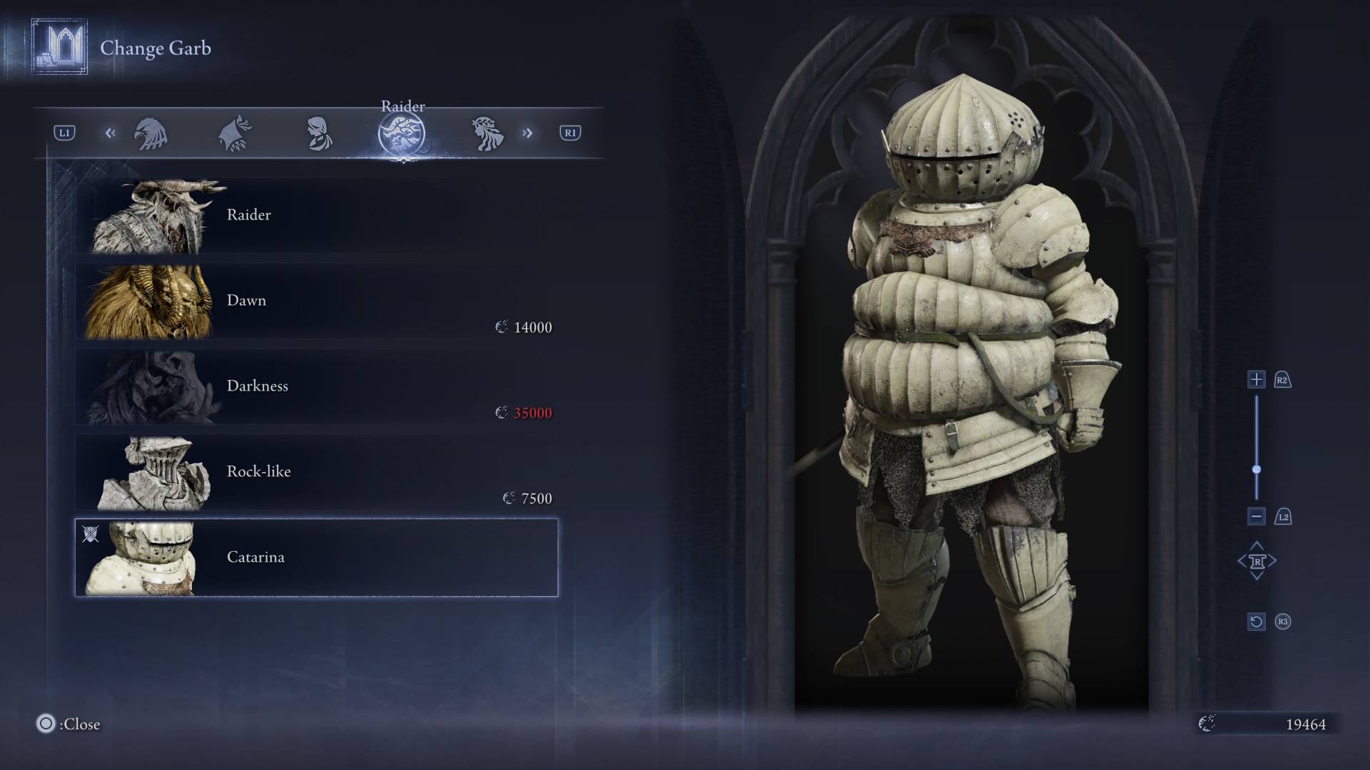 Elden Ring Nightreign skins catarina raider