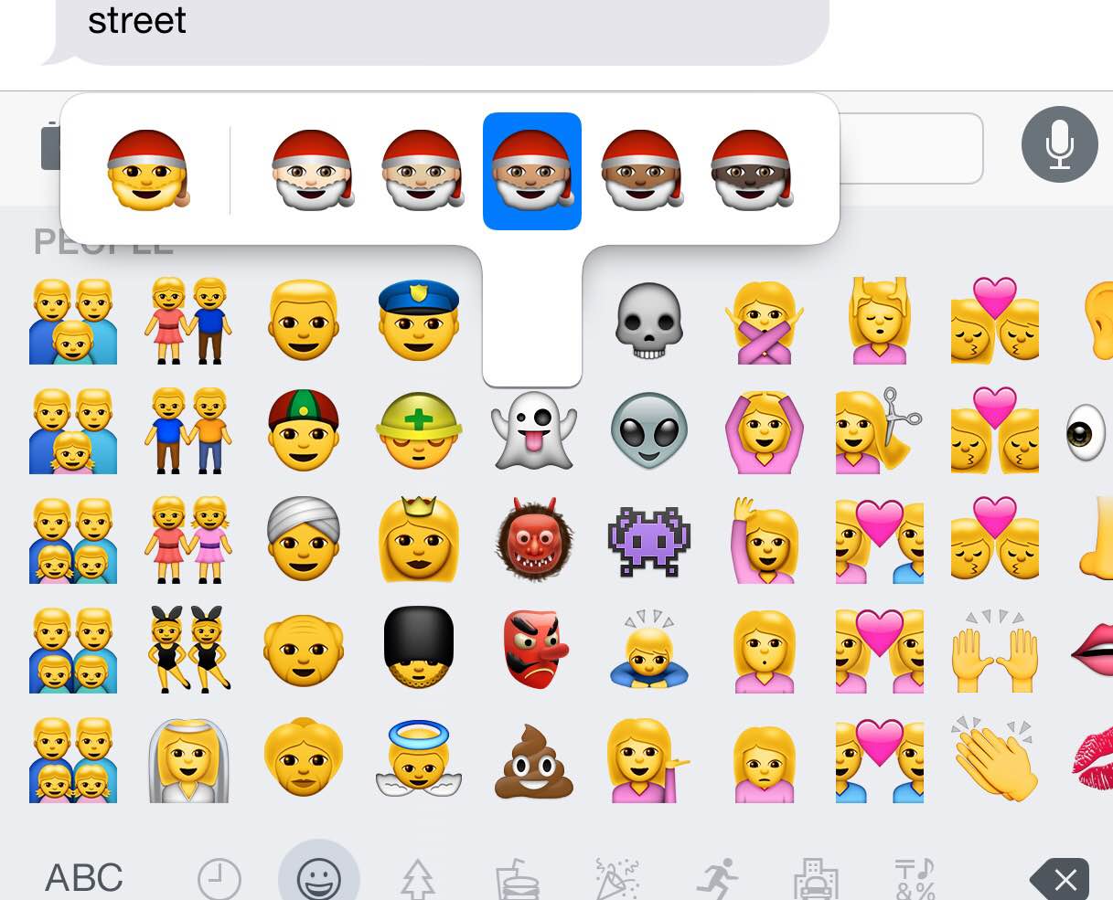 Here's how to get black Santa with Apple's iPhone emoji update