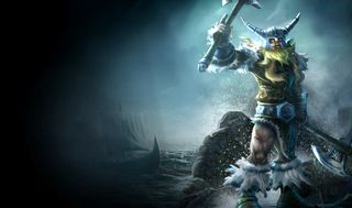 A white male viking