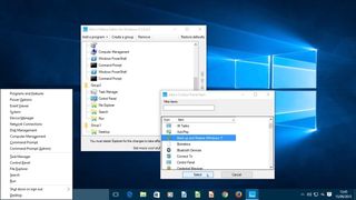 Customise the hidden menu
