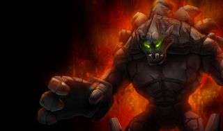 A male anthropomorphic rock