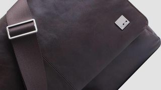 Knomo 13 inch leather slim laptop bag