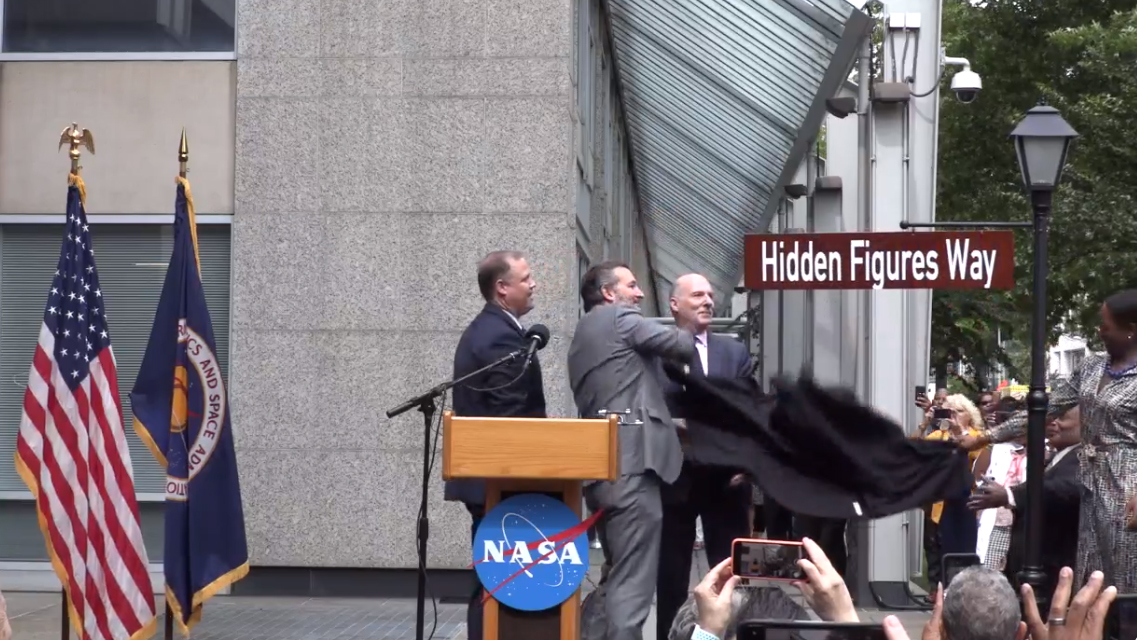 NASA Unveils 'Hidden Figures Way' at Headquarters to Honor Female Space Icons