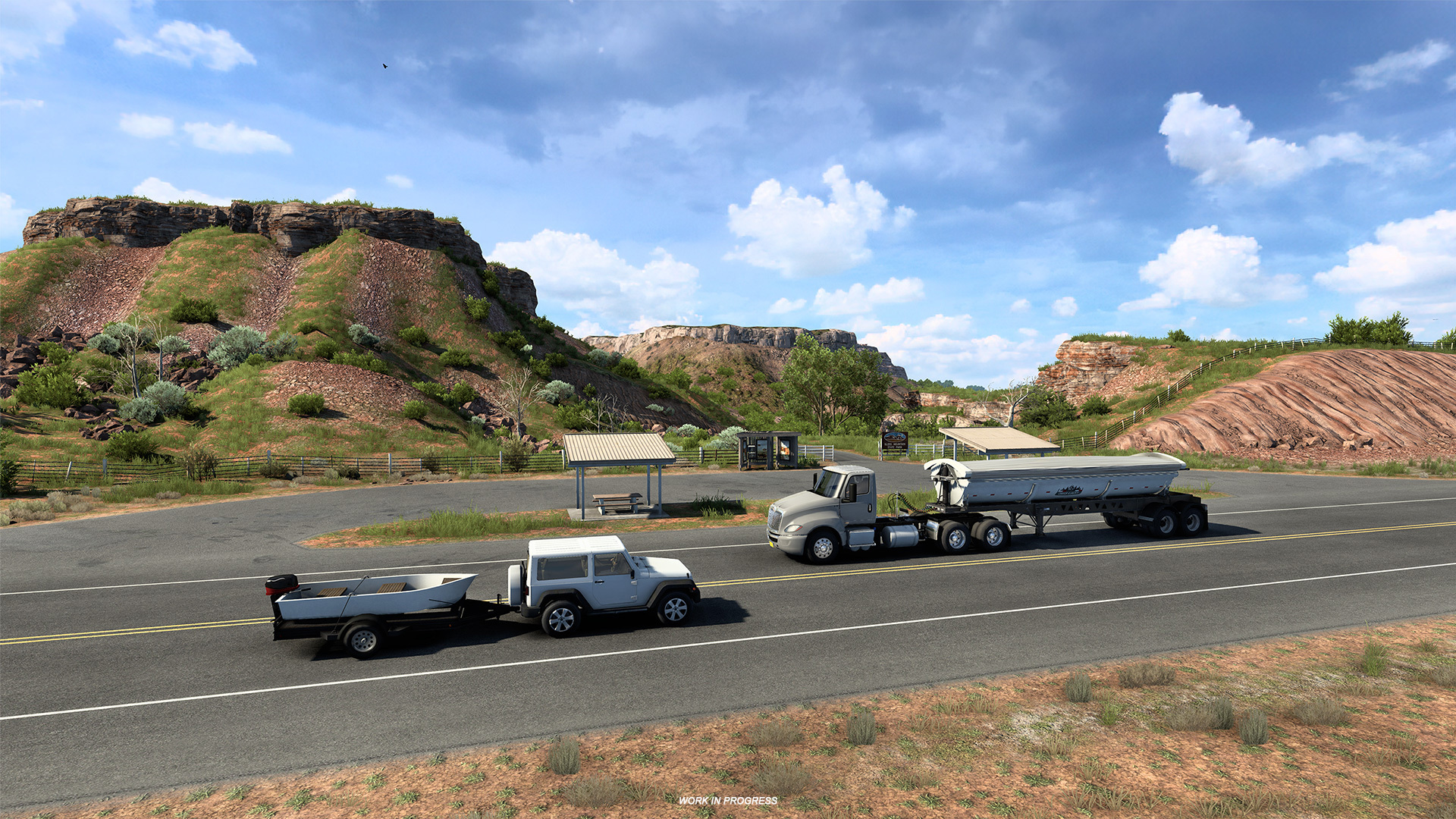 American Truck Simulator, rüzgarın ovayı süpürdüğü Oklahoma'ya gidiyor