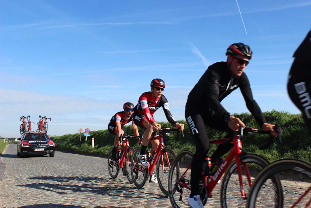 Van Avermaet Leads Bmc S Tour Of Flanders Recon Gallery Cyclingnews