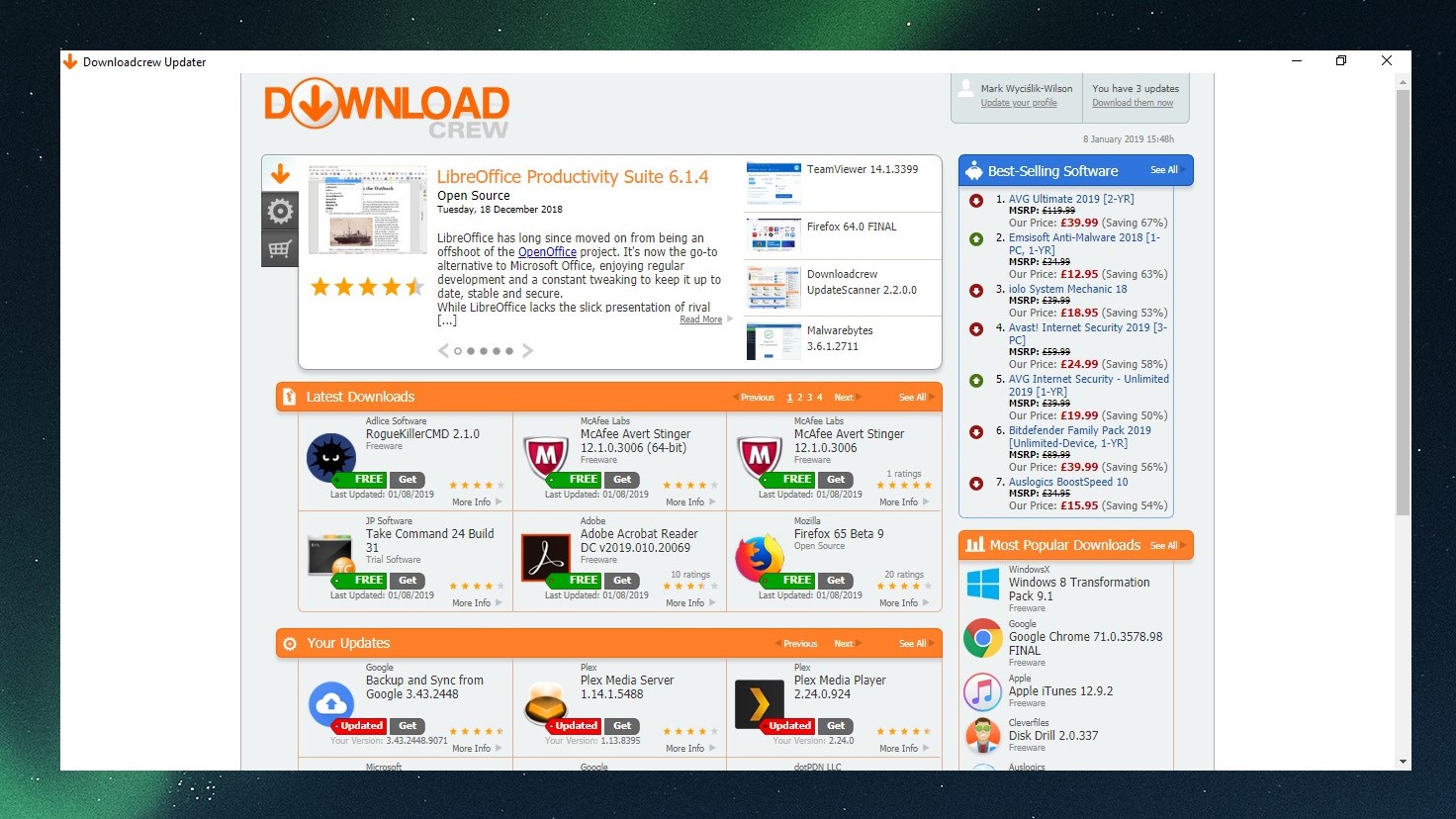 Downloadcrew UpdateScanner