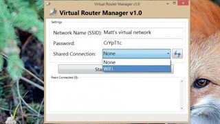 5 Choose which network to share