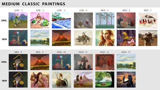 Replacement paintings
