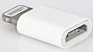 MicroUSB to lightning adapter