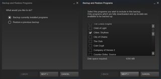 Steam Backup combined 1