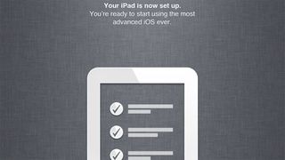 iOS 5 Setup for iPad 2