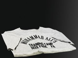 Grey Muhammad Ali training camp tee