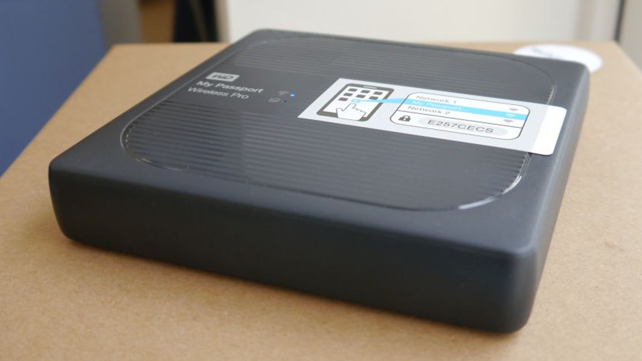 Western Digital My Passport Wireless Pro top