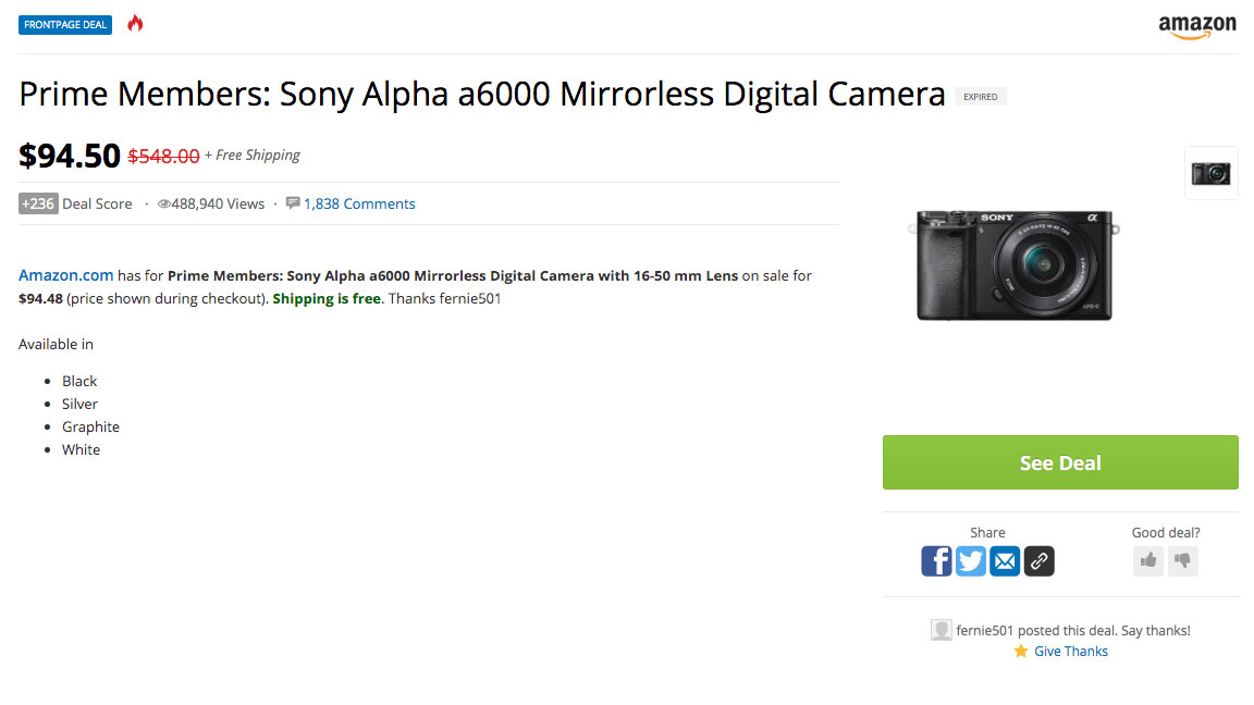 Mega Amazon error meant  photographers got $13k of kit for under $100 on Prime Day