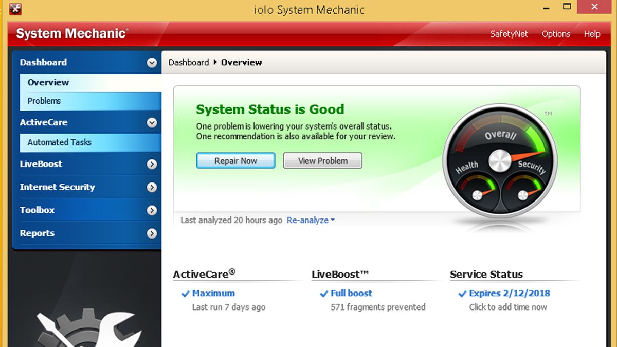 iolo system mechanic vs system mechanic pro