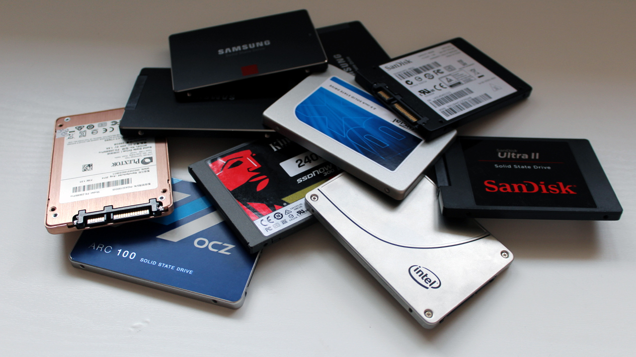 Pile Of SSDs