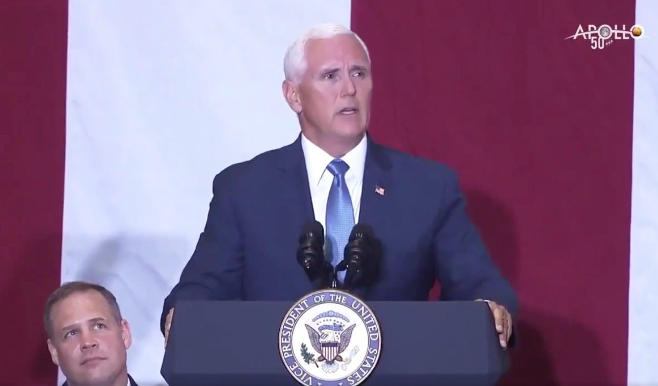 Apollo 11 'Will Be Remembered Forever,' Vice President Pence Says