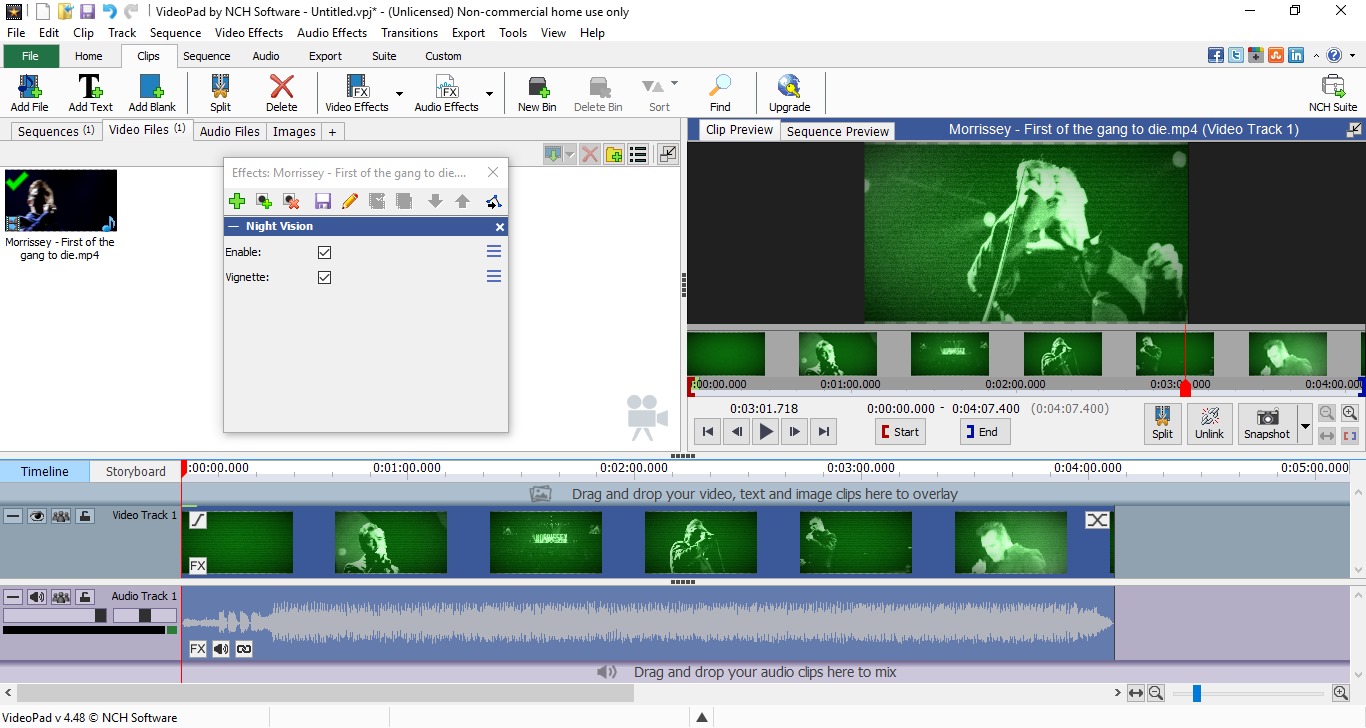 VideoPad Video Editor