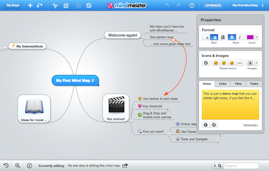 MindMeister screenshot