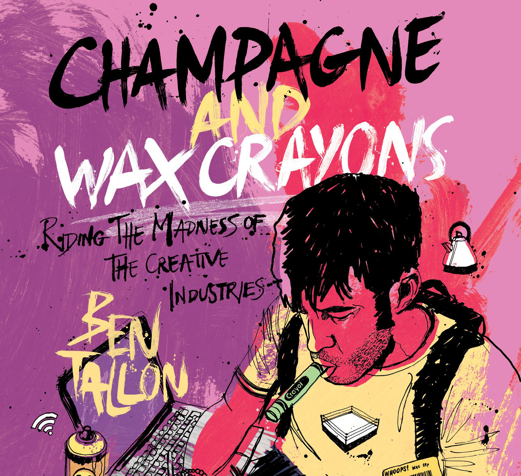 Illustrator books: Champagne and Wax Crayons