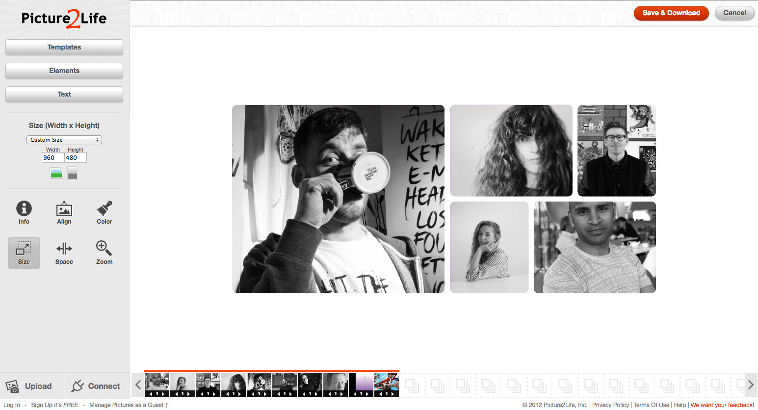 Collage maker: Picture2Life