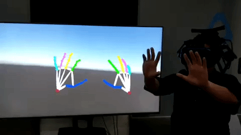 HTC Vive Pro hand tracking
