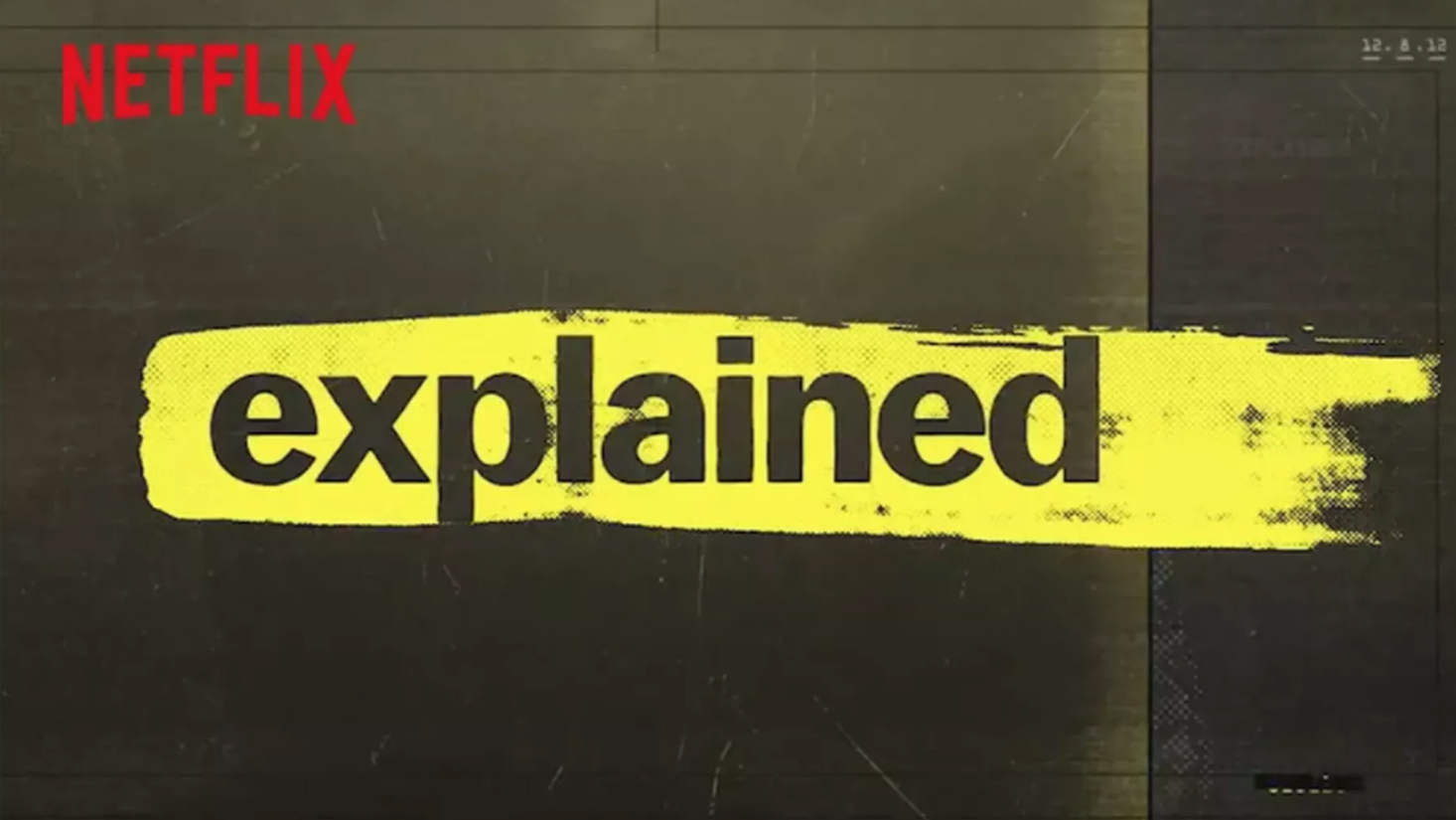 A promo shot for the Netflix show Explained