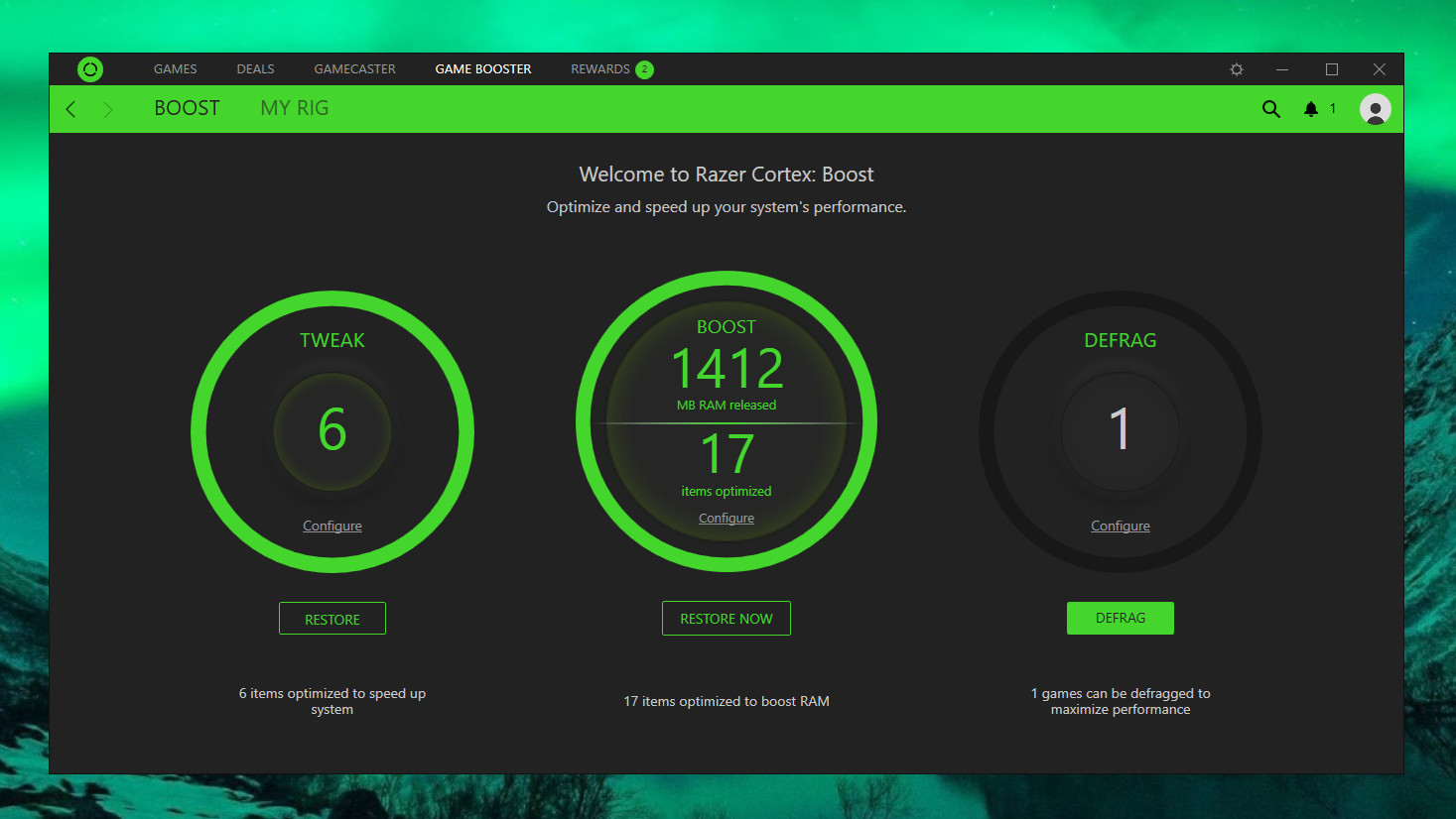 Razer Cortex Game Booster