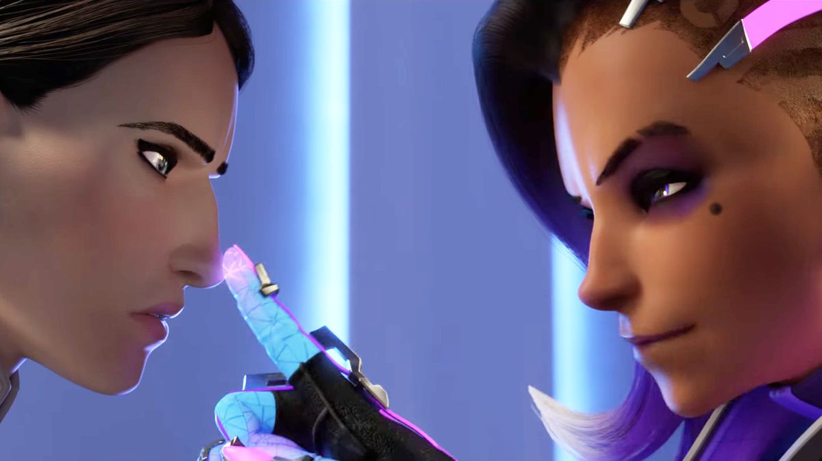 Overwatch finally reveals new character Sombra with an action-packed, nose-booping short