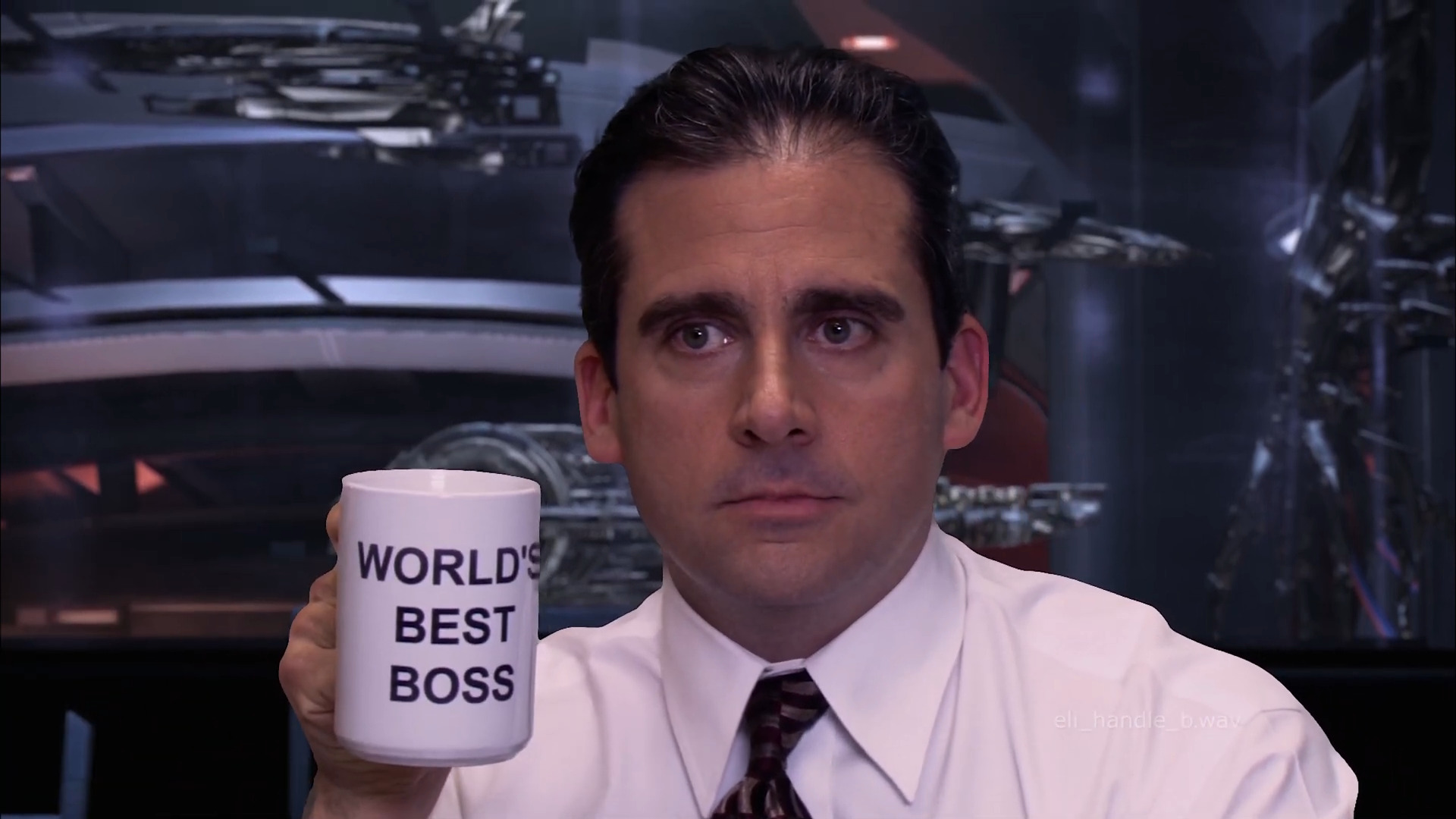  This Mass Effect/The Office mashup convinced me Michael Scott is the canonical Commander Shepard 