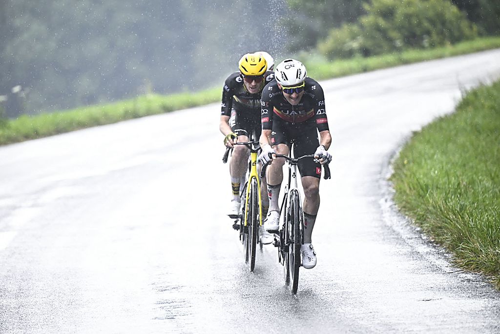 Belgian Tim Wellens of UAE Team Emirates pictured in action during stage 20 of the 2025 Tour de France cycling race, from Nantua to Montpellier (185km), on Saturday 26 July 2025 in France. The 112th edition of the Tour de France starts on Saturday 5 July in Lille, France, and will finish in Paris, France on the 27th of July. BELGA PHOTO JASPER JACOBS (Photo by JASPER JACOBS / BELGA MAG / Belga via AFP)