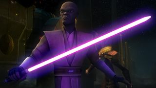 Mace Windu s purple bladed saber