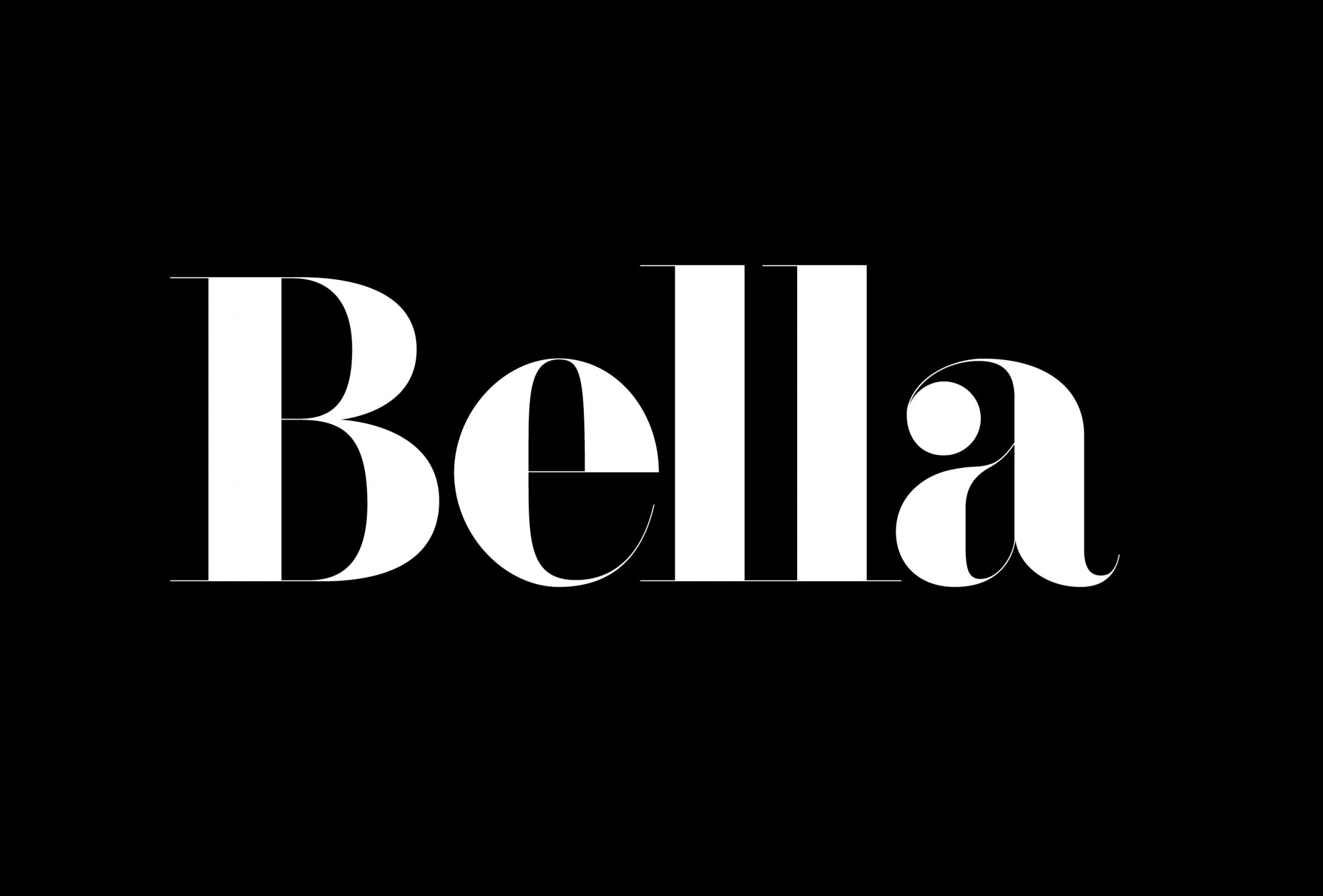 Bella display font