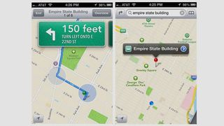 iOS 6 pictures Map app
