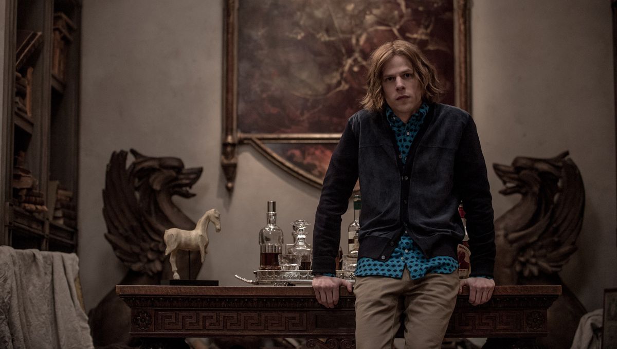 Jesse Eisenberg tries to explain Lex Luthor's batsh*t plans