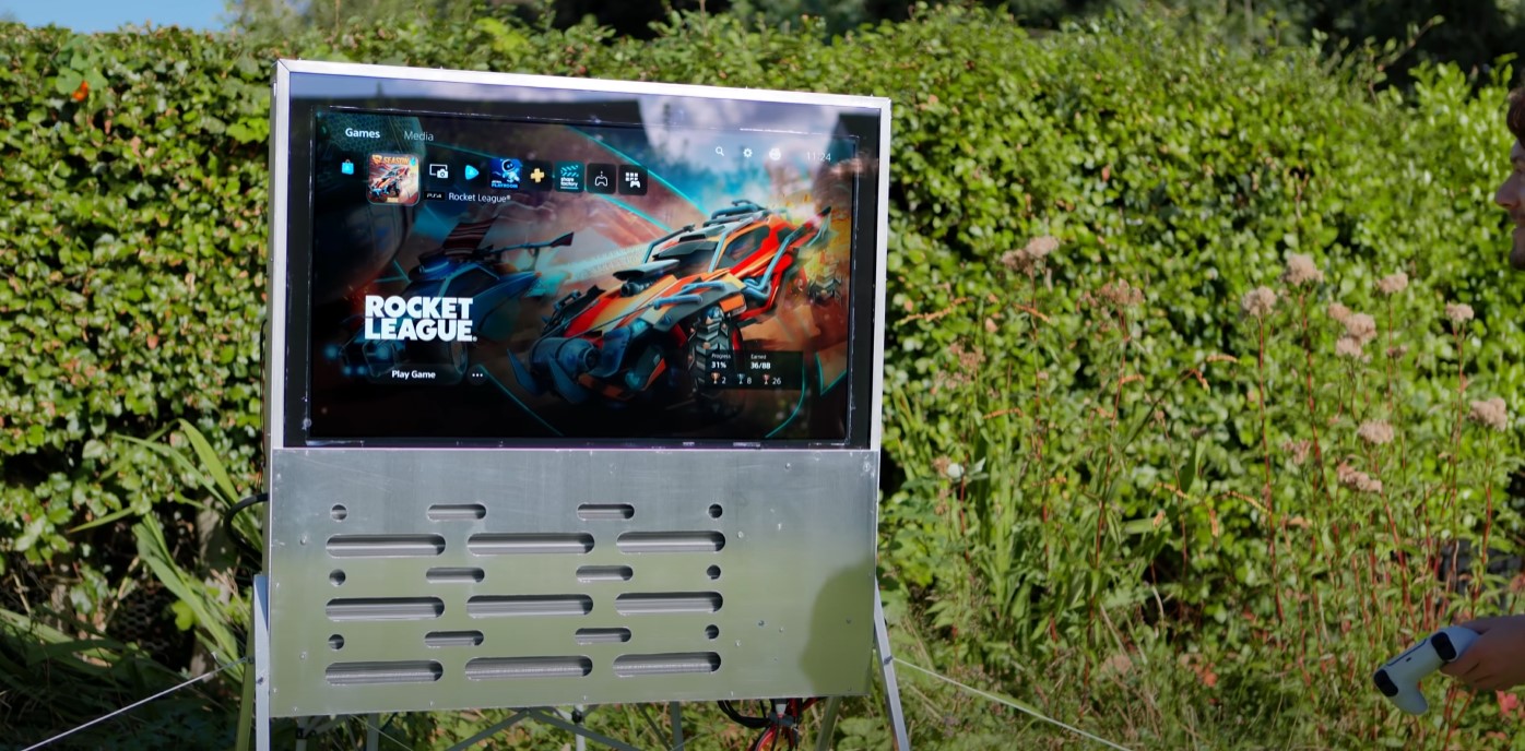  Host the best BBQ ever by building your own superbright 4K watercooled gaming TV using recycled parts 